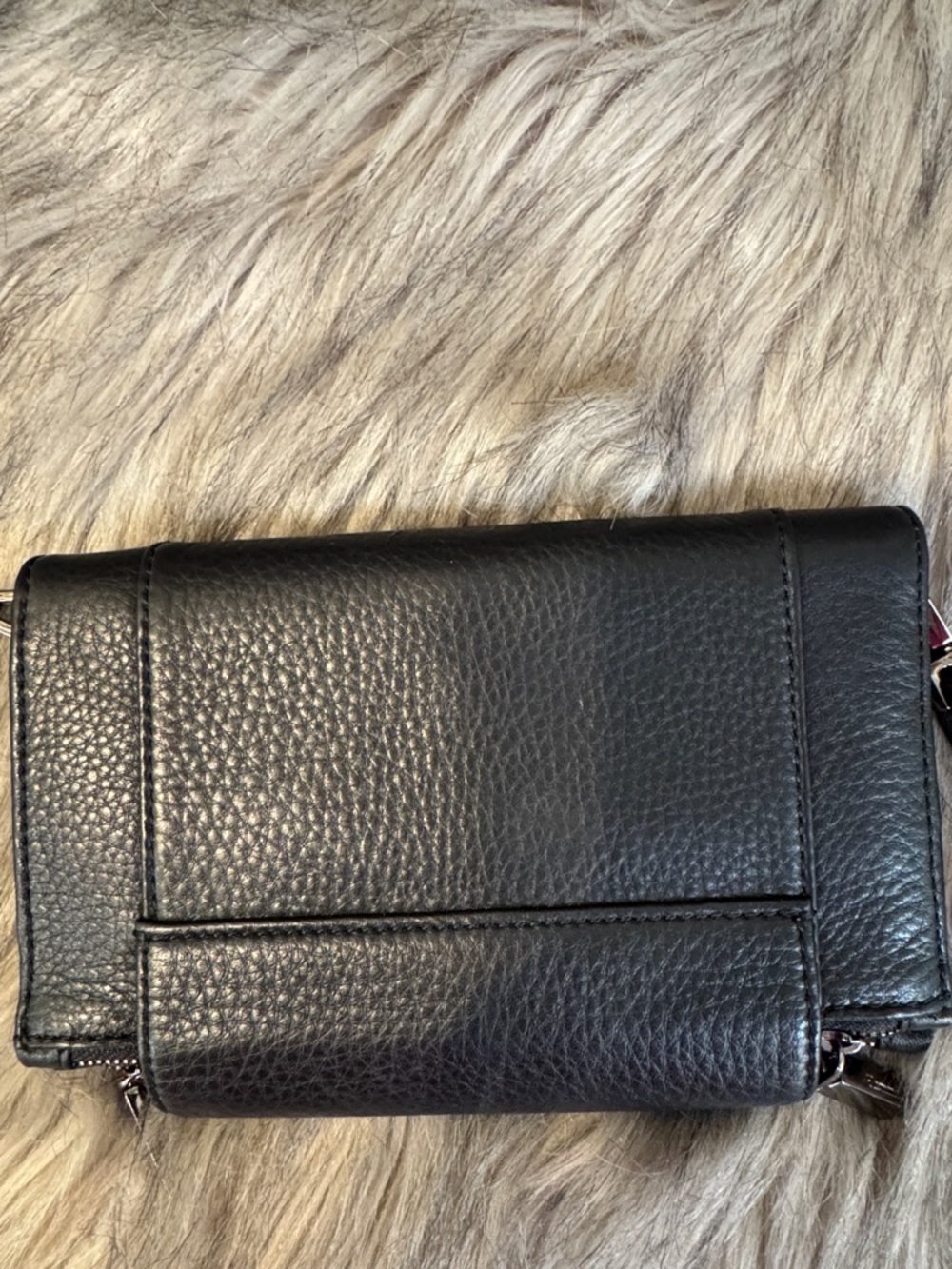 Hammitt Black Leather Crossbody Bag with Silver Studs PRICE FIRM - Picture 4 of 12